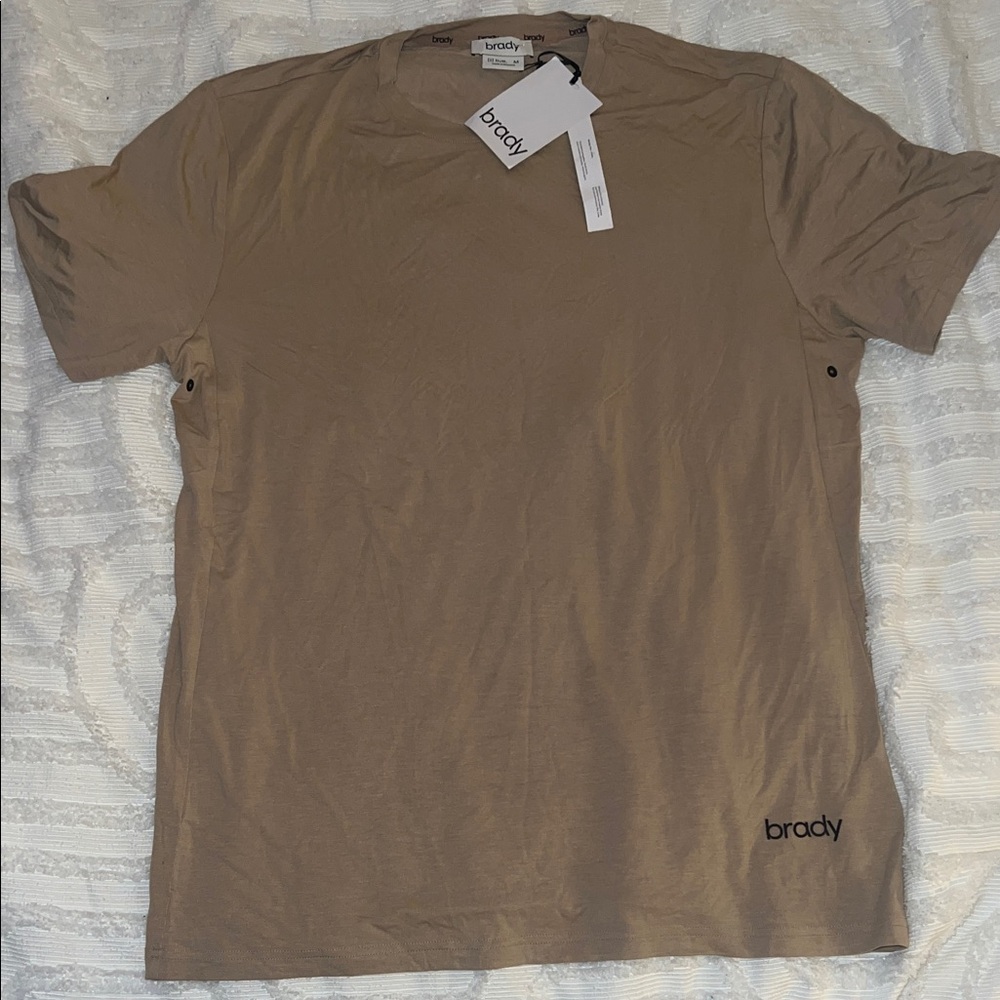 Brady Men's Tan Short Sleeve Tee